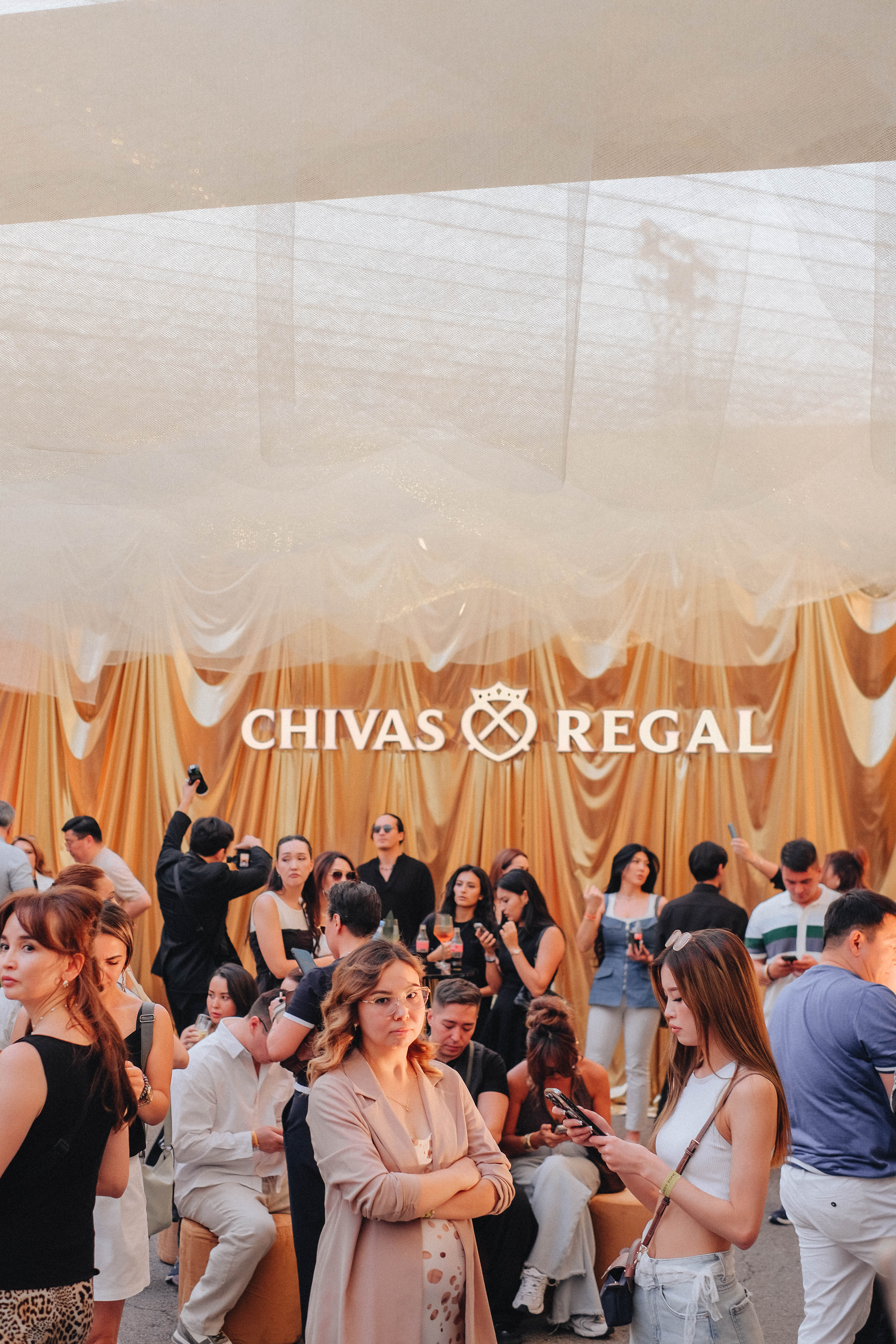 Гостевая lounge-зона Chivas Regal на концертном событии