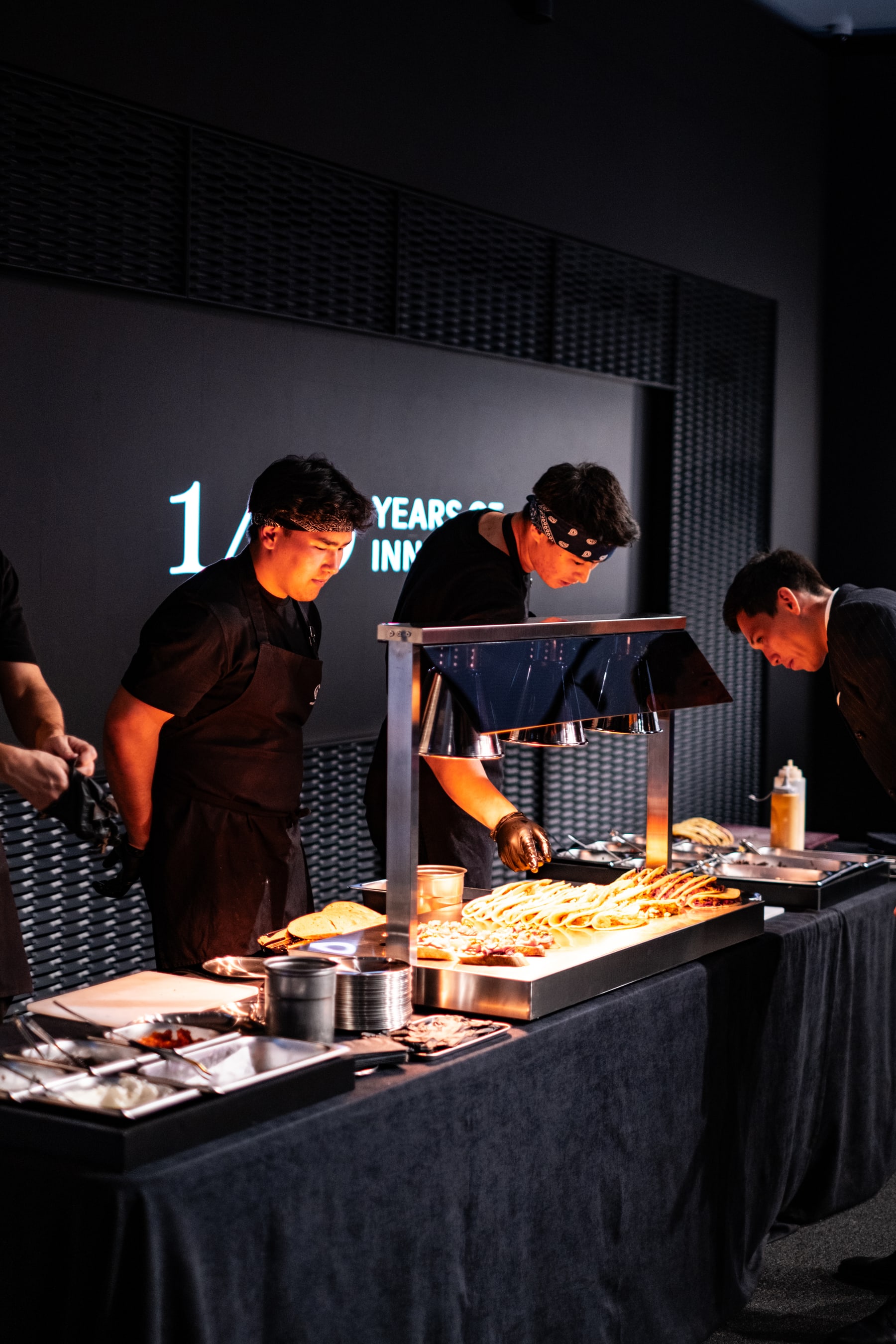 Good Catering team at the Mercedes-Benz live station