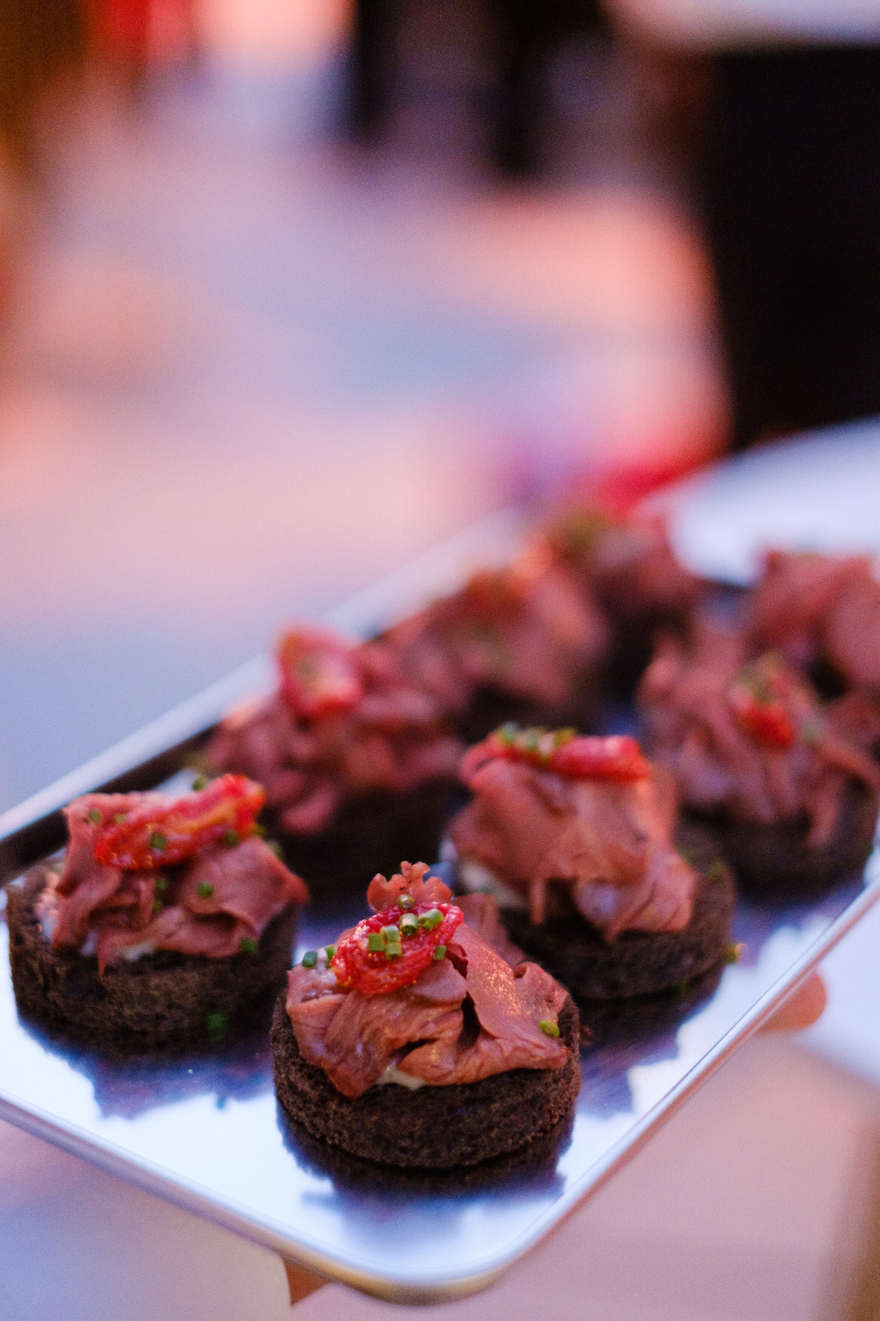 Tatler оқиғасындағы Good Catering коктейльдік тіскебасарлары